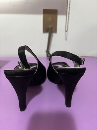 Zapatos Tacón Negro Talla 38