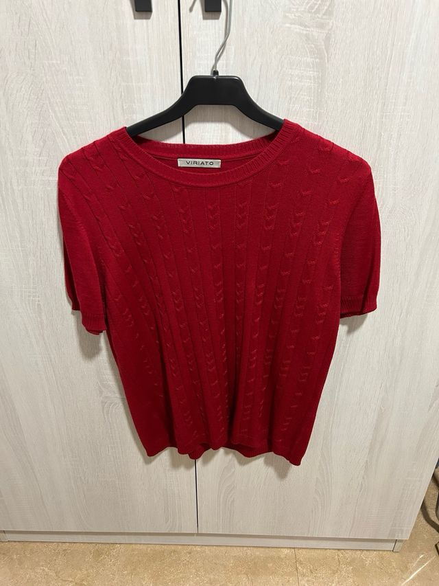 Conjunto jersey y rebeca Viriato rojo