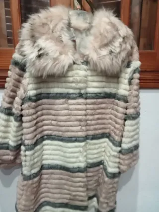 Abrigo pelo sintético Oneline Talla L/XL