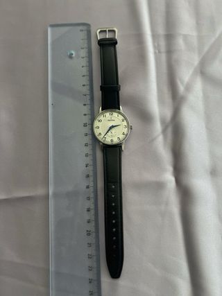 Reloj Festina Esfera Plateada Correa Negra