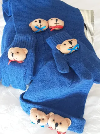 Set Berretto, Sciarpa e Guanti per Bambini