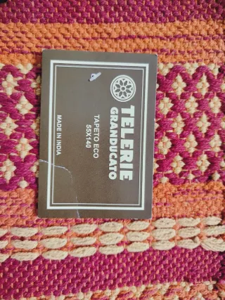 Tappeto cotone Made in India