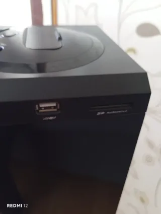 Torre de sonido Lenco negra