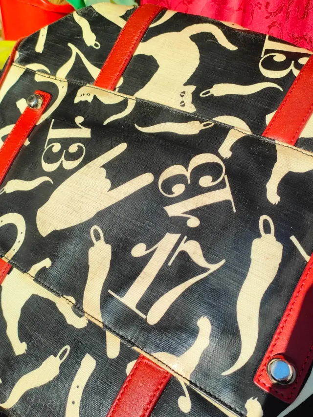 Borsone Moschino Fantasia Gatto e Ferro di Cavallo