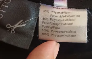 Chaquetón SPARE BUTTON Talla 44 Negro