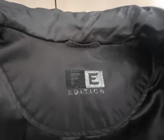 Chaquetón SPARE BUTTON Talla 44 Negro