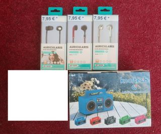 Pack Audio: Altavoz Bluetooth Retro + 3 Auric.