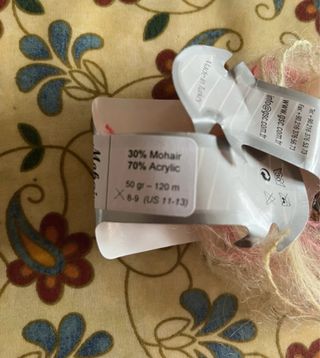 Maglione lana mohair fatto a mano taglia M/L