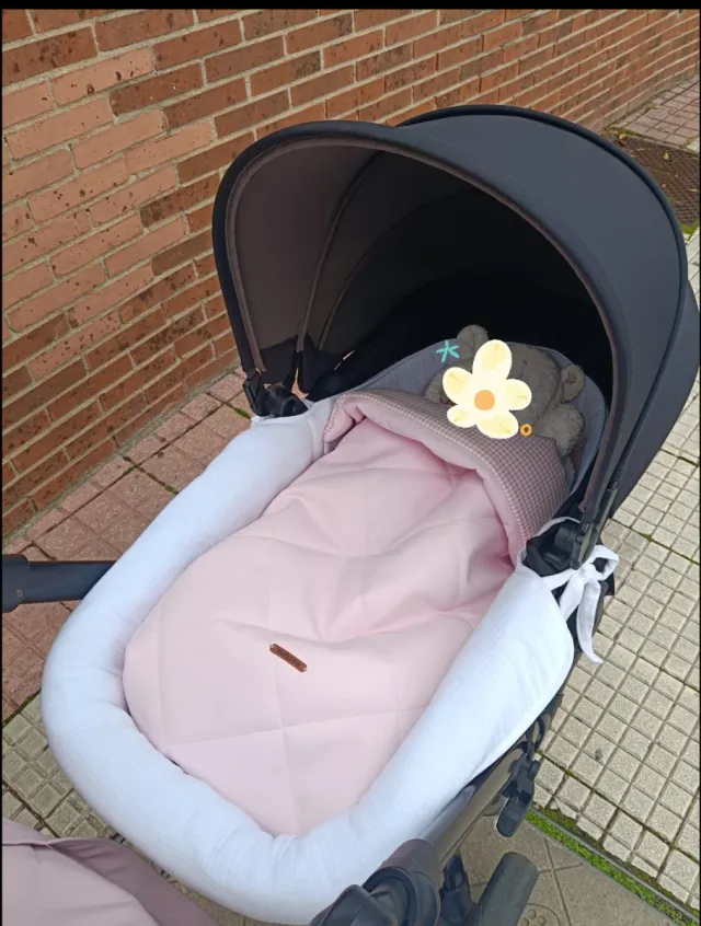 Saco UZTURRE universal capazo rosa