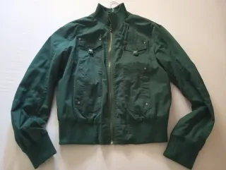 Chaqueta bomber mujer verde