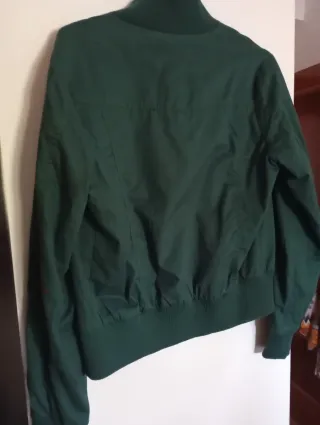 Chaqueta bomber mujer verde