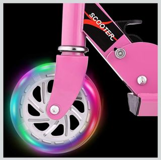 Patinete infantil plegable rosa