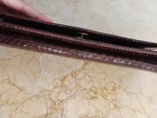 Bolso vintage serpiente marrón