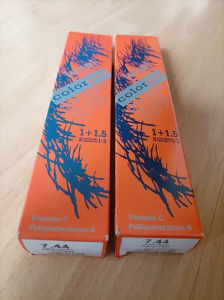 Tinte Profesional Lunel (7.44 cobre medio intenso)