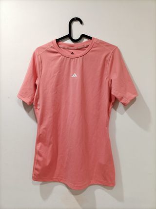 Camiseta deportiva Adidas mujer rosa