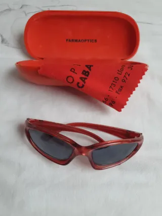 Occhiali da sole per bambini Farmaoptics rossi