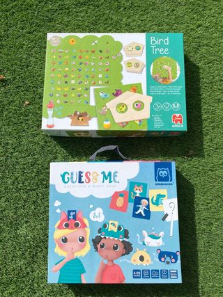 Juegos infantiles Bird Tree y Guess Me