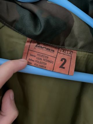 Chaqueta militar camuflaje Goretex