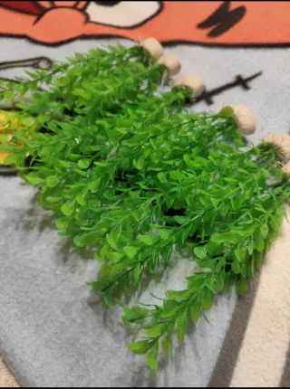 Set 6 Piante Artificiali Acquario Altezza 20cm