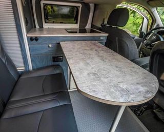 Pack mesa abatible camper NUEVO sin usar(pata+kit)