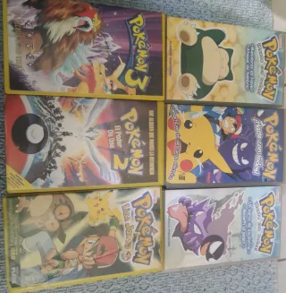 Películas Pokémon VHS (Colección)
