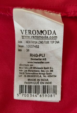 Falda chic Vero Moda para fiestas