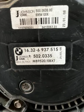 Electroventilador BMW E90 E91 E92 E93 E81 E88 E84