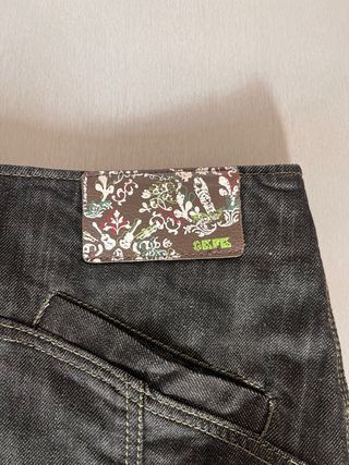 Falda tejana Skunkfunk azul. talla 2 .