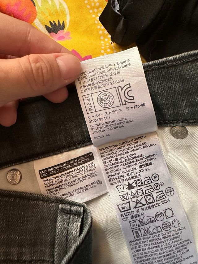 Vaqueros Levi's grises W36 L34