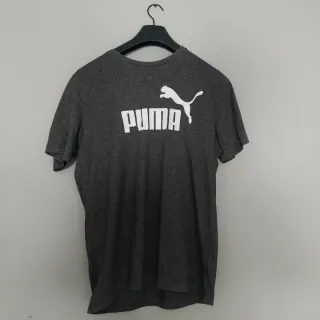 Camiseta Gris Puma Logo