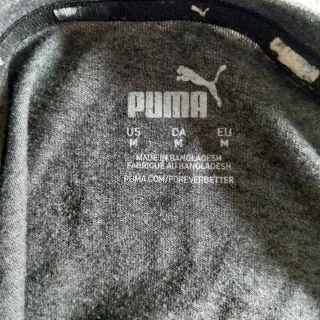 Camiseta Gris Puma Logo
