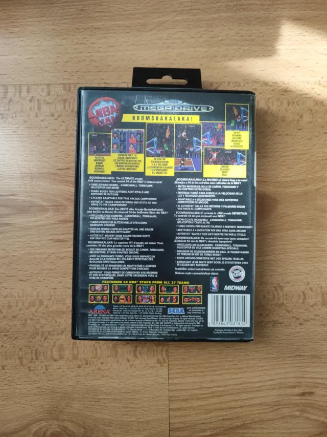 NBA Jam Sega Mega Drive Cartucho