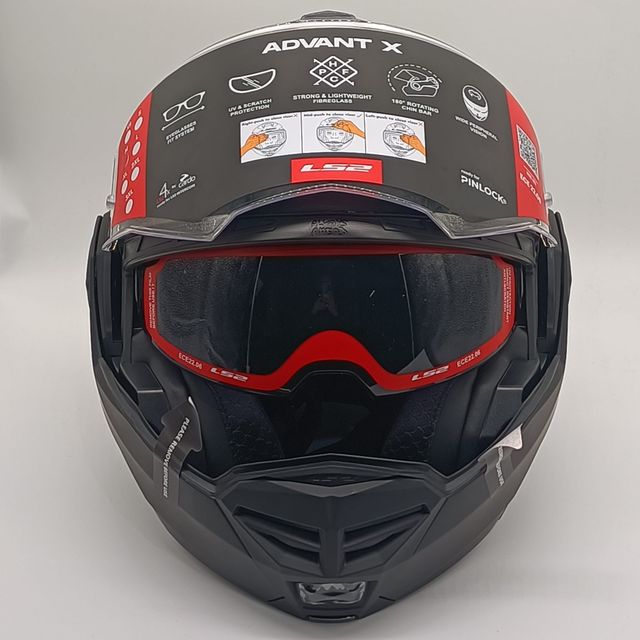 Casco Modular LS2 Advant X Negro Mate Talla M