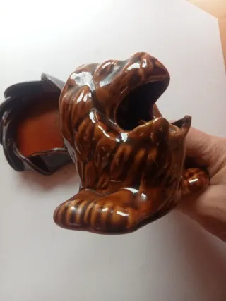 Dos Ceniceros Cerámica Marrón