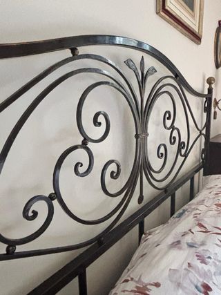 Letto in ferro battuto