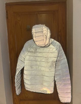 Chaqueta Reflectante Bershka plateada
