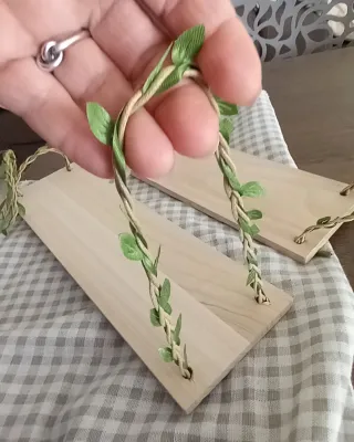 Coppia mensole rustiche in legno