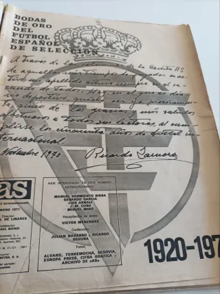 Revista As Fútbol Zamora Iribar