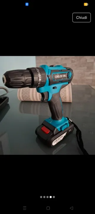 Trapano Avvitatore a Percussione con Accessori