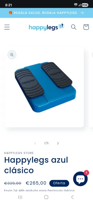 Happylegs andador gimnasia pasivo 16 velocidades