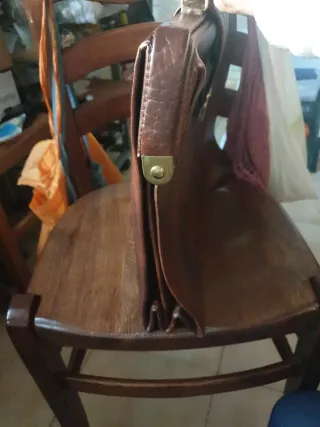 Borsa 24 ore in pelle marrone