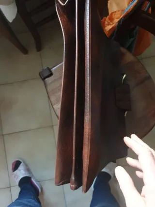 Borsa 24 ore in pelle marrone