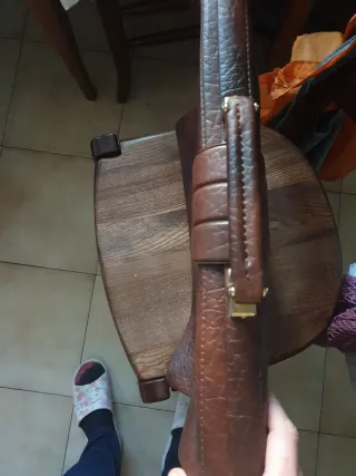 Borsa 24 ore in pelle marrone