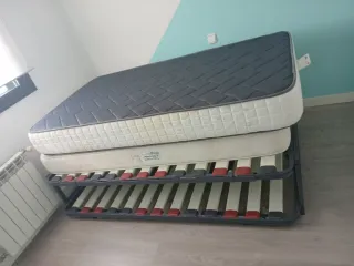 2 colchones más 2 estructura somier
