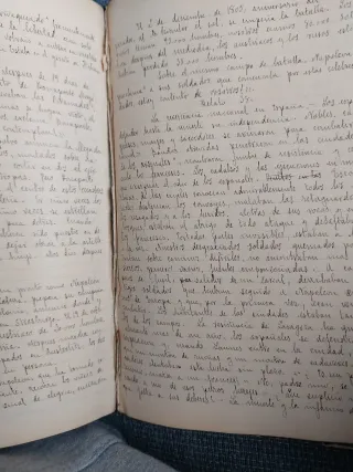Manual Historia de  Francia Manuscrito  1917