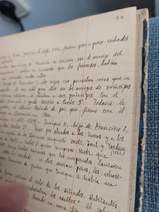 Manual Historia de  Francia Manuscrito  1917