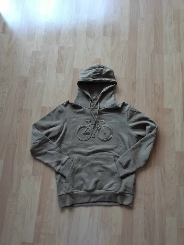 Sudadera Springfield Beige con Dibujo Bicicleta