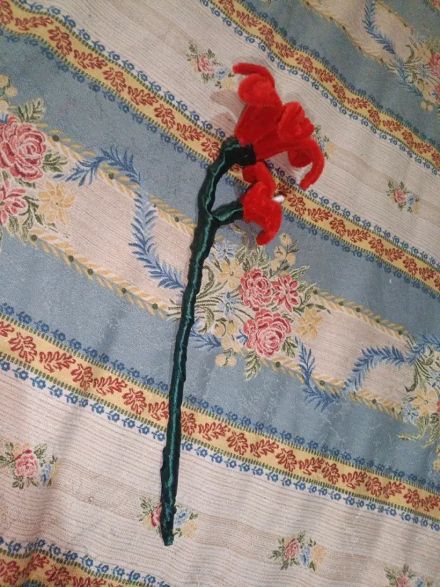 Flor artesanal limpiapipas