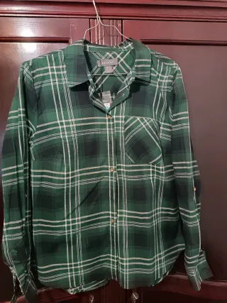 Camisa cuadros verde Primark