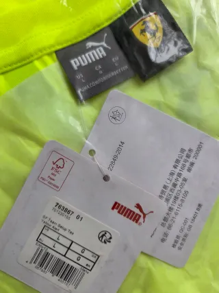 Camiseta Ferrari Puma Talla L Verde